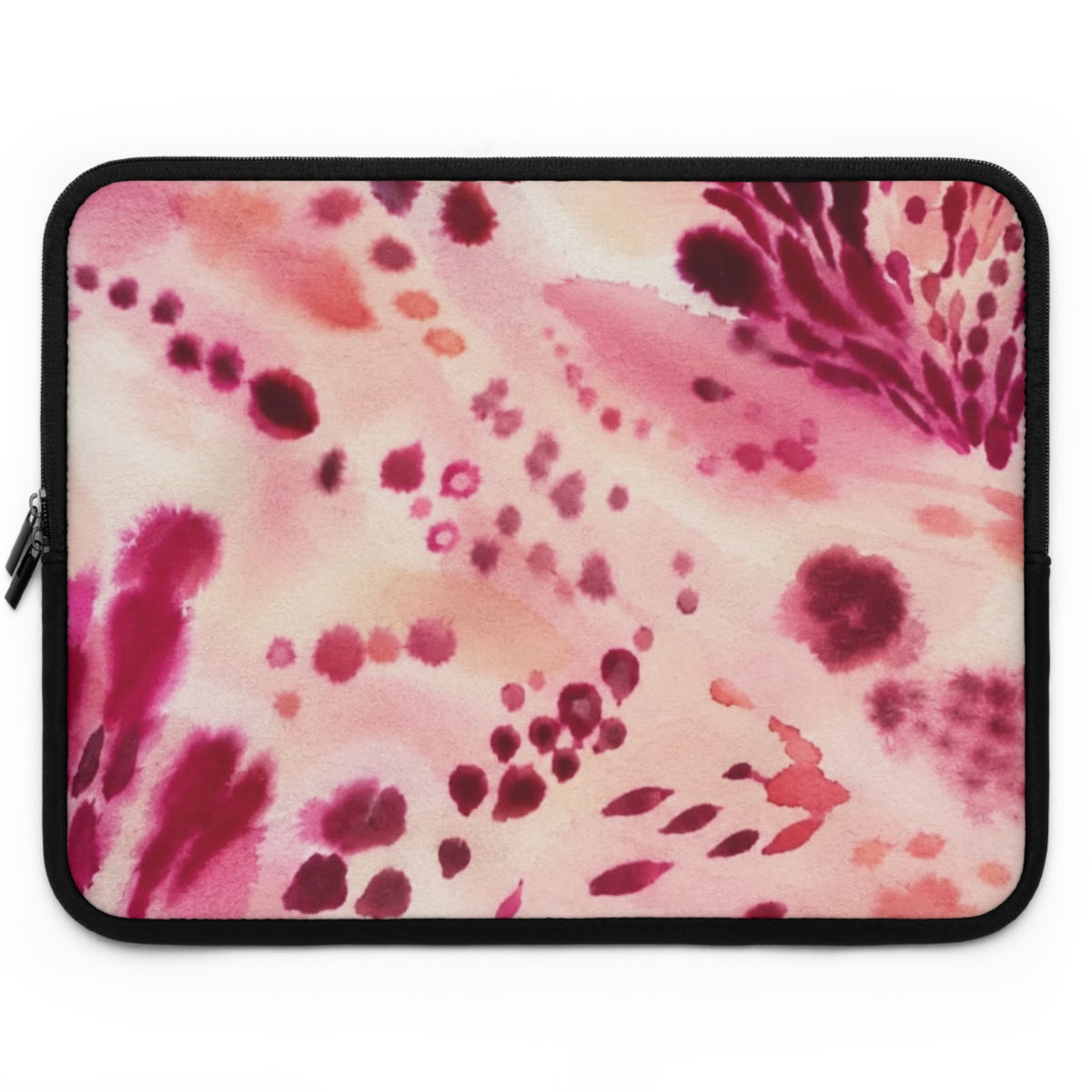 Pink Watercolor Laptop Sleeve