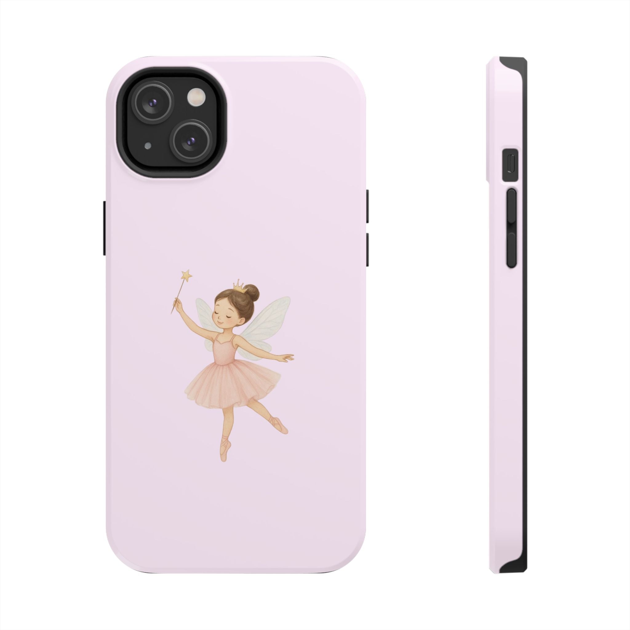 Pink Ballerina Tough Phone Case, Ballet Dancer Cute Phone Cover, Girly Protective Phone Case, Coquette Dancer Phone Accessories, Pretty Pink