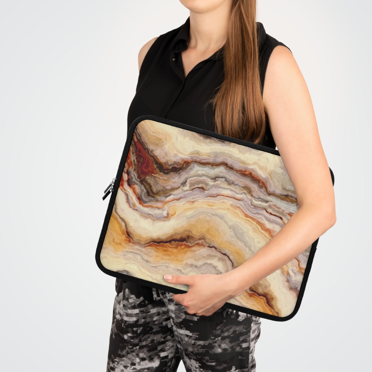 Marble Agate Pattern Laptop Sleeve