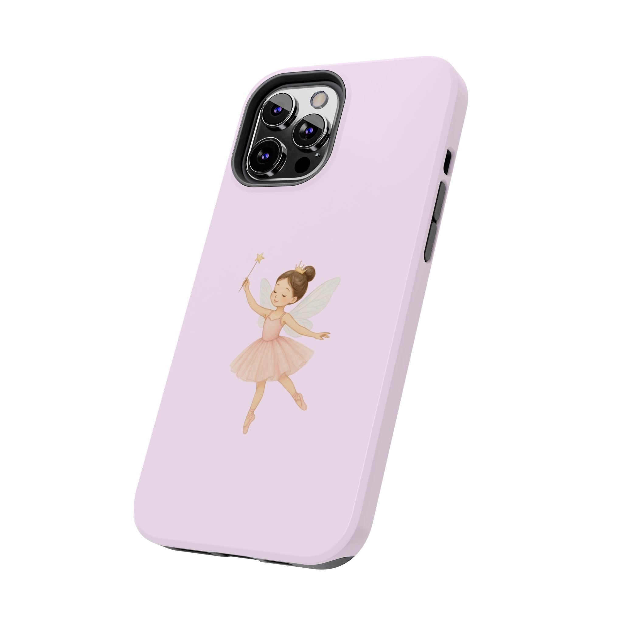 Pink Ballerina Tough Phone Case, Ballet Dancer Cute Phone Cover, Girly Protective Phone Case, Coquette Dancer Phone Accessories, Pretty Pink