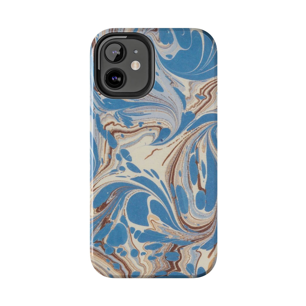 Blue Marble Swirl Phone Case