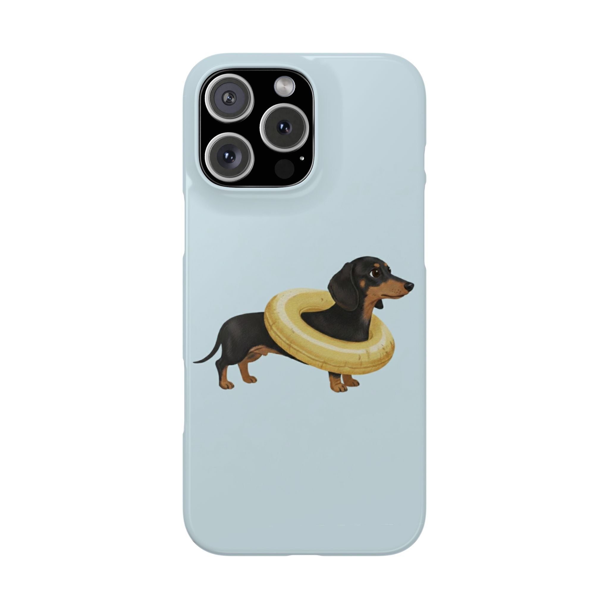 Slim Phone Cases - Cute Dog Dachshund Design, Protective Phone Covers, Fun Animal Art, Unique Gifts for Dog Lovers, Trendy Smartphone
