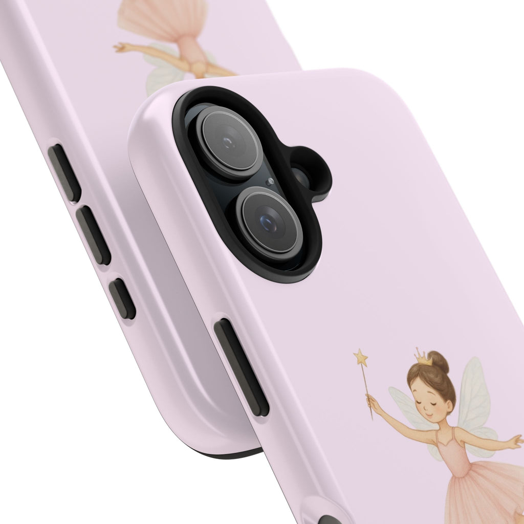 Pink Ballerina Tough Phone Case, Ballet Dancer Cute Phone Cover, Girly Protective Phone Case, Coquette Dancer Phone Accessories, Pretty Pink
