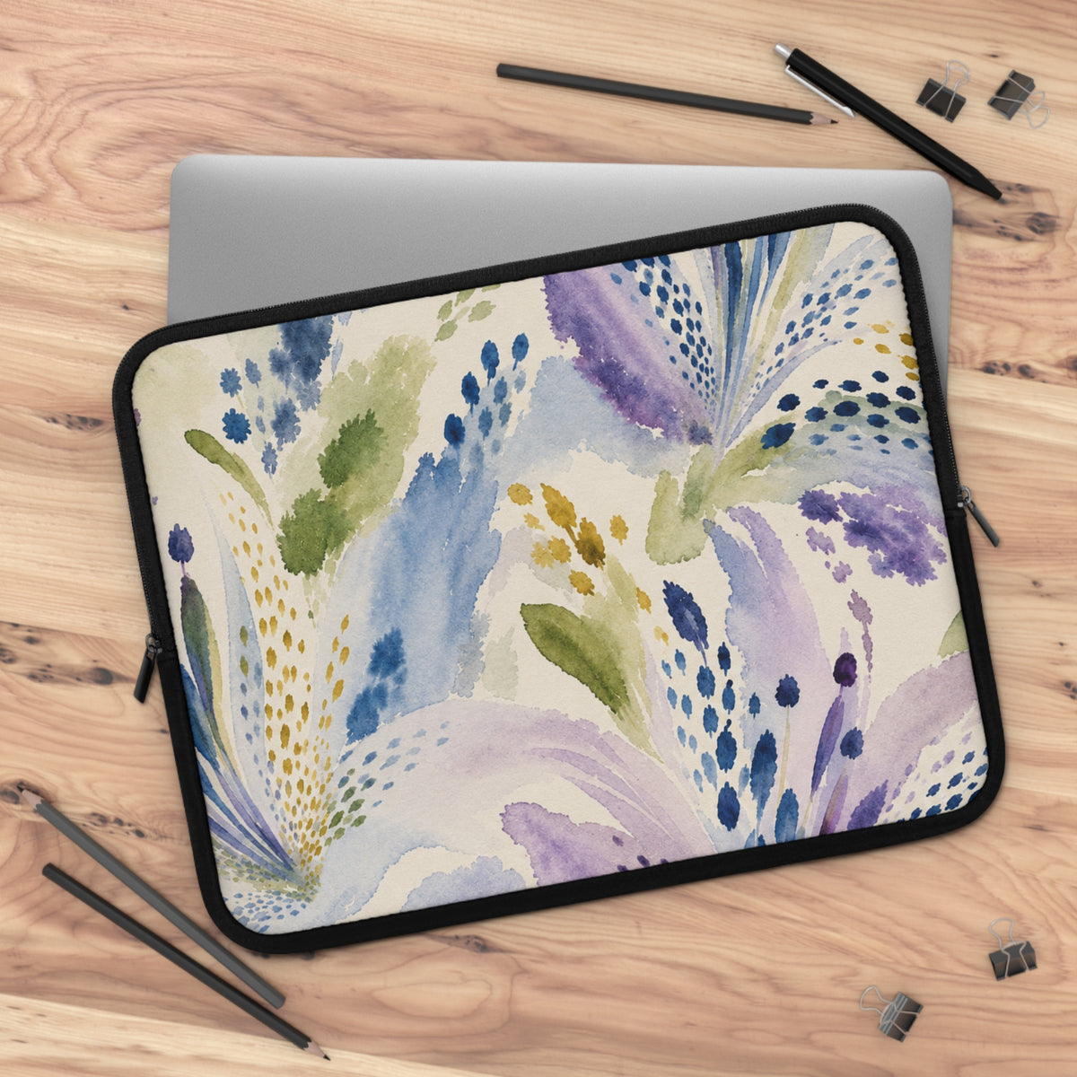 Lavender Watercolor Laptop Sleeve
