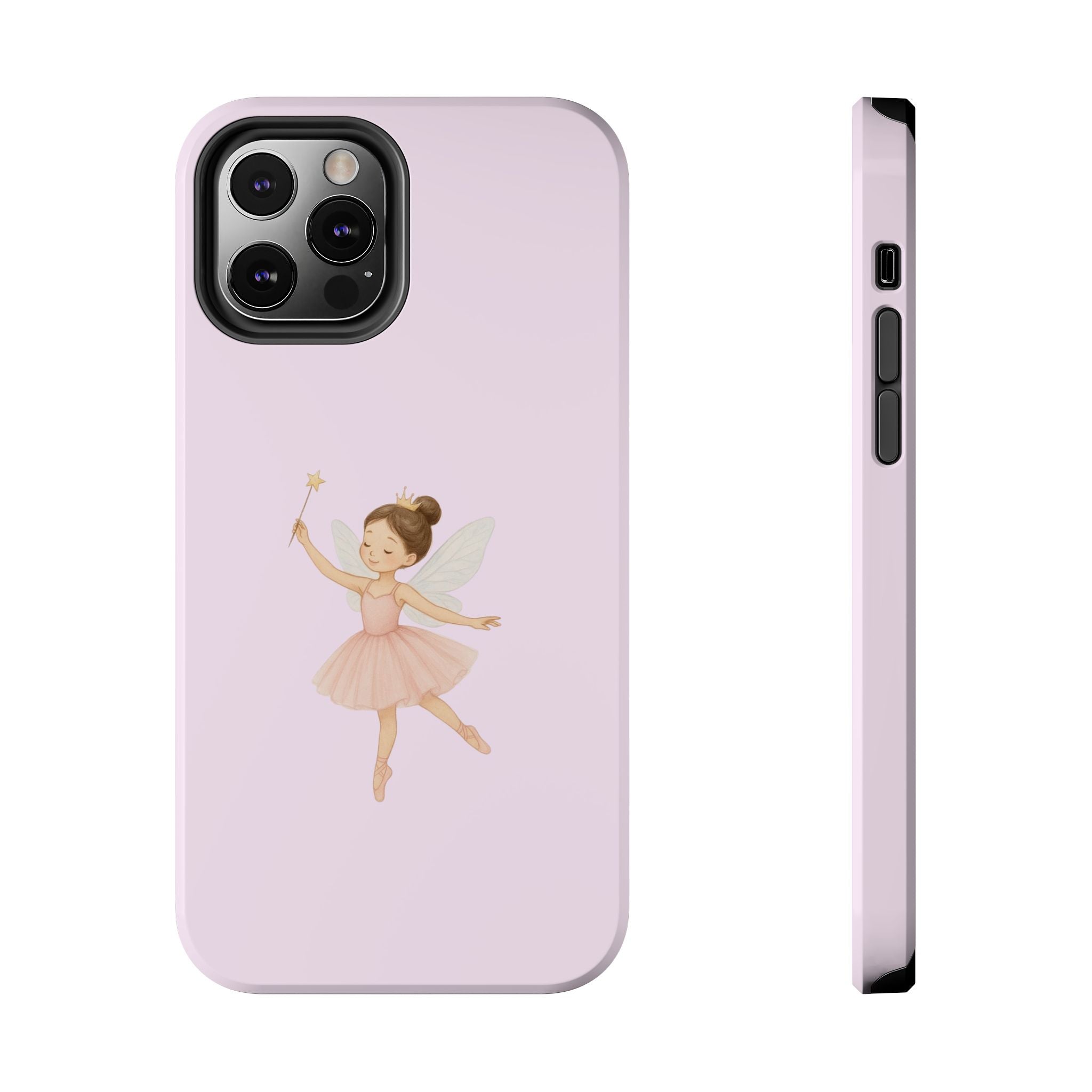 Pink Ballerina Tough Phone Case, Ballet Dancer Cute Phone Cover, Girly Protective Phone Case, Coquette Dancer Phone Accessories, Pretty Pink