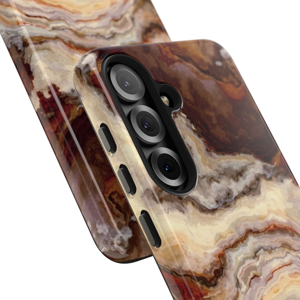Brown Agate Marble Phone Case