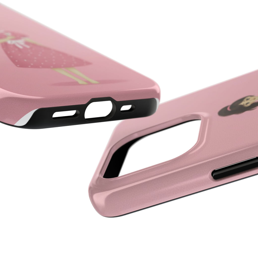 Pink Phone Case, Tough Phone Cases for Women, Cute Vibe, Protective Cover