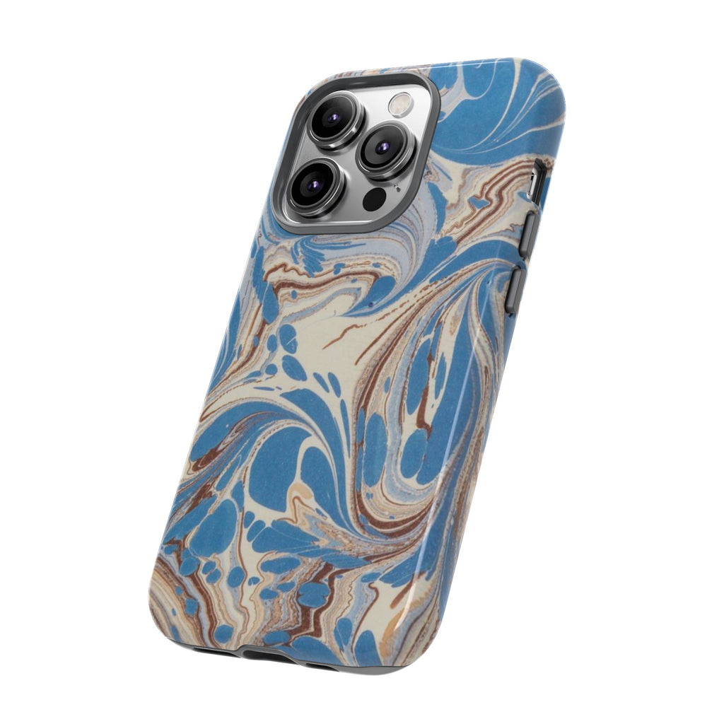 Blue Marble Swirl Phone Case