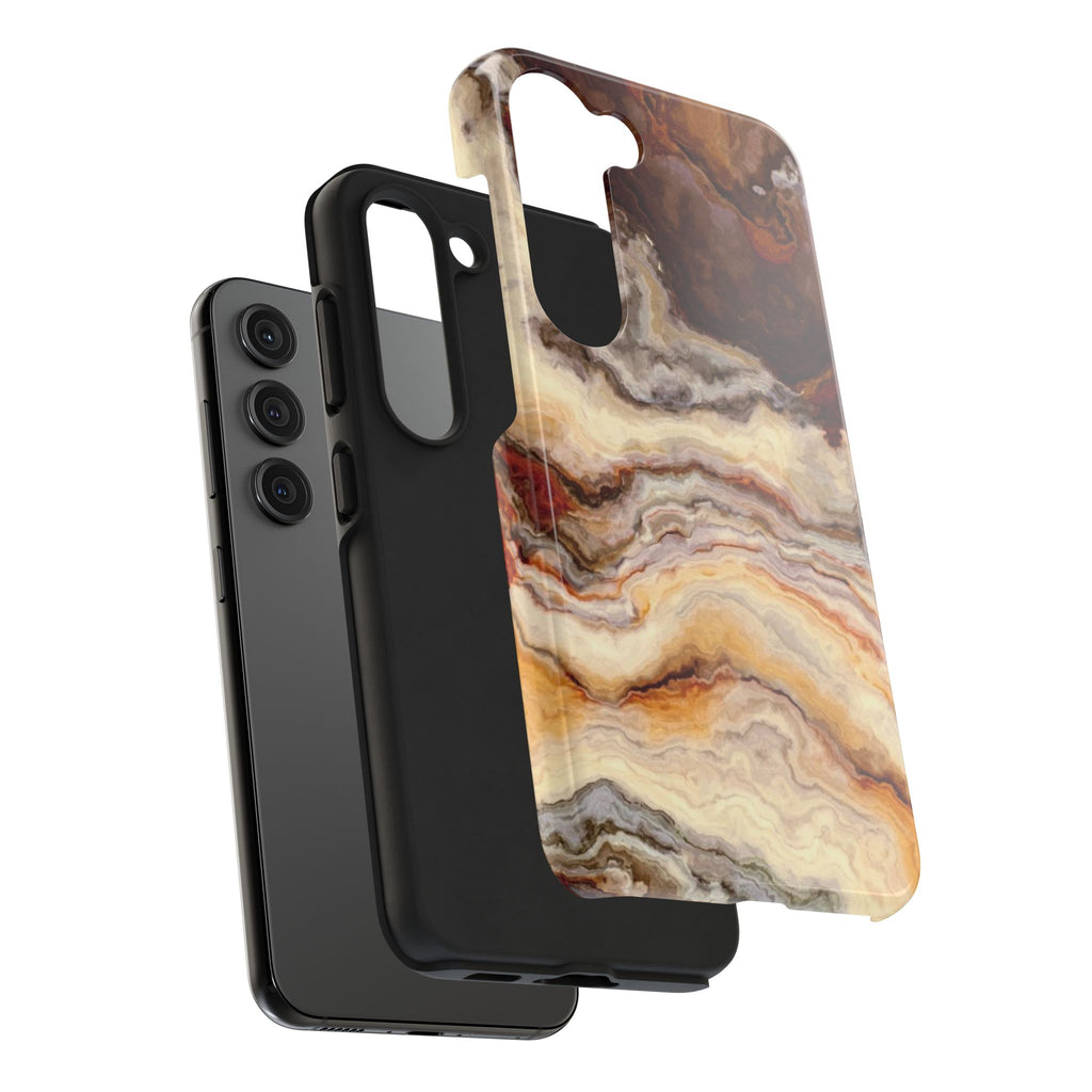 Brown Agate Marble Phone Case