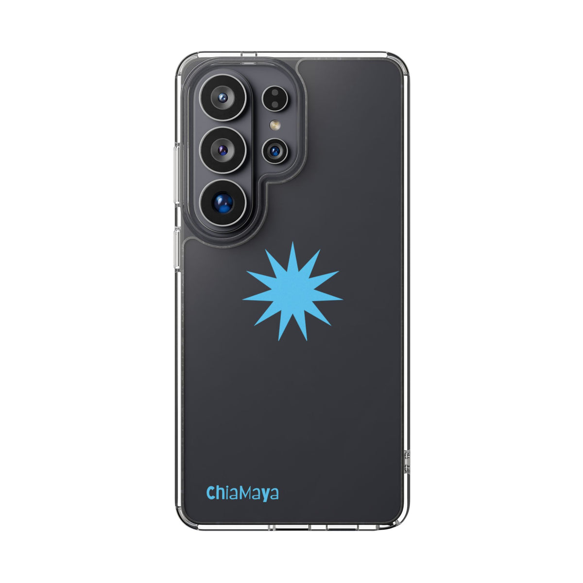 Clear blue star Phone Case