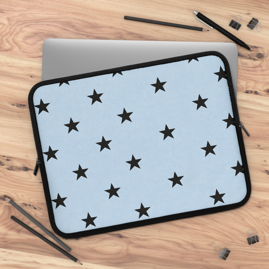 Baby Blue Star Laptop Sleeve