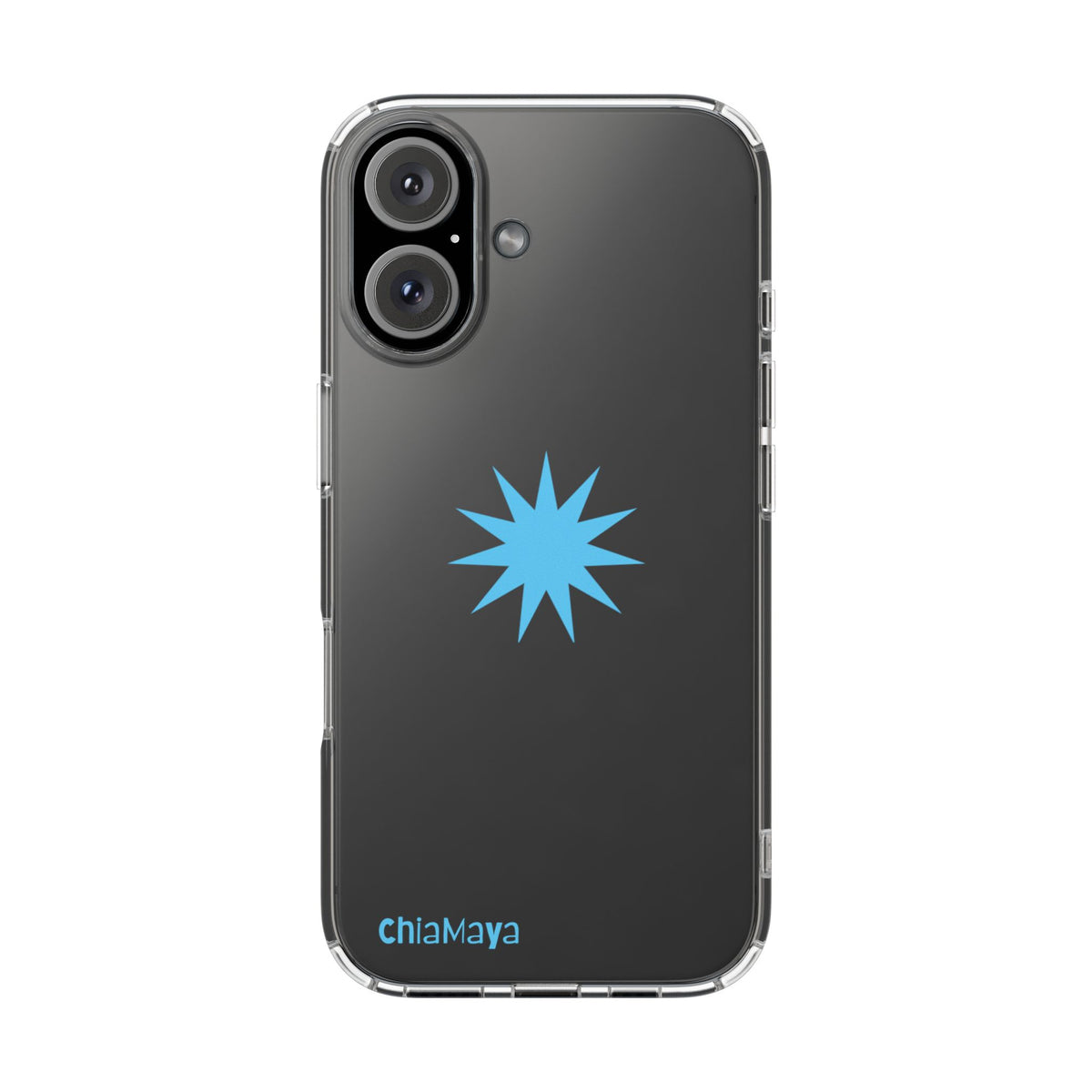 Clear blue star Phone Case