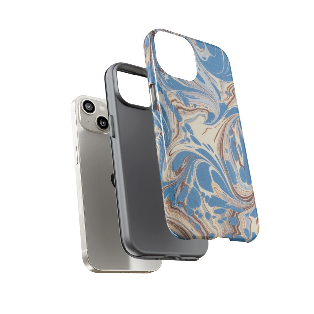 Blue Marble Swirl Phone Case