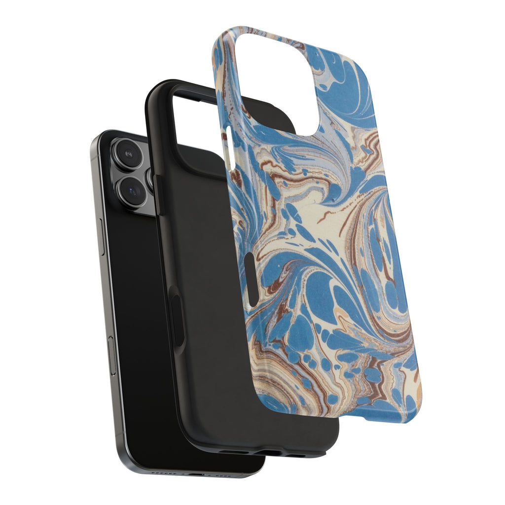 Blue Marble Swirl Phone Case