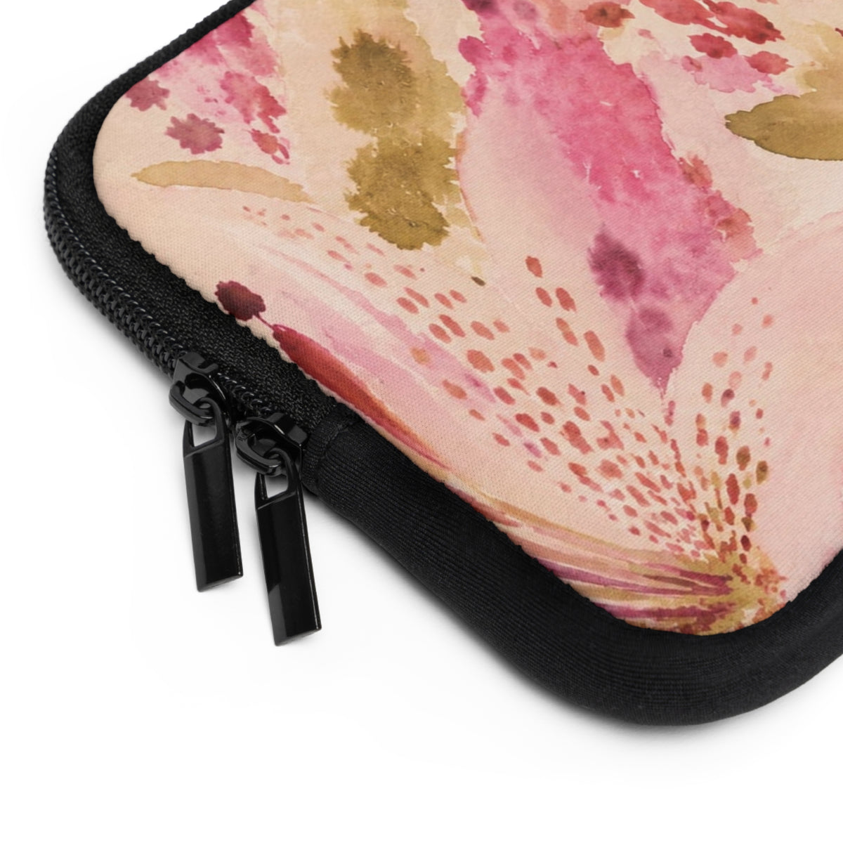 Pink Watercolor Lily Laptop Sleeve