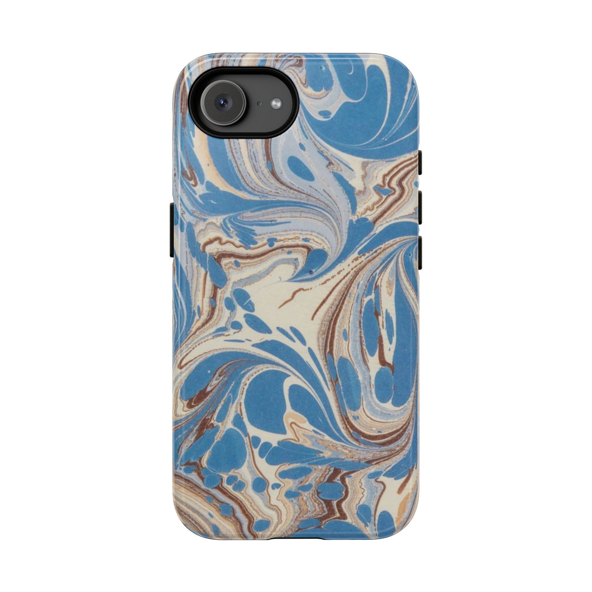 Blue Marble Swirl Phone Case