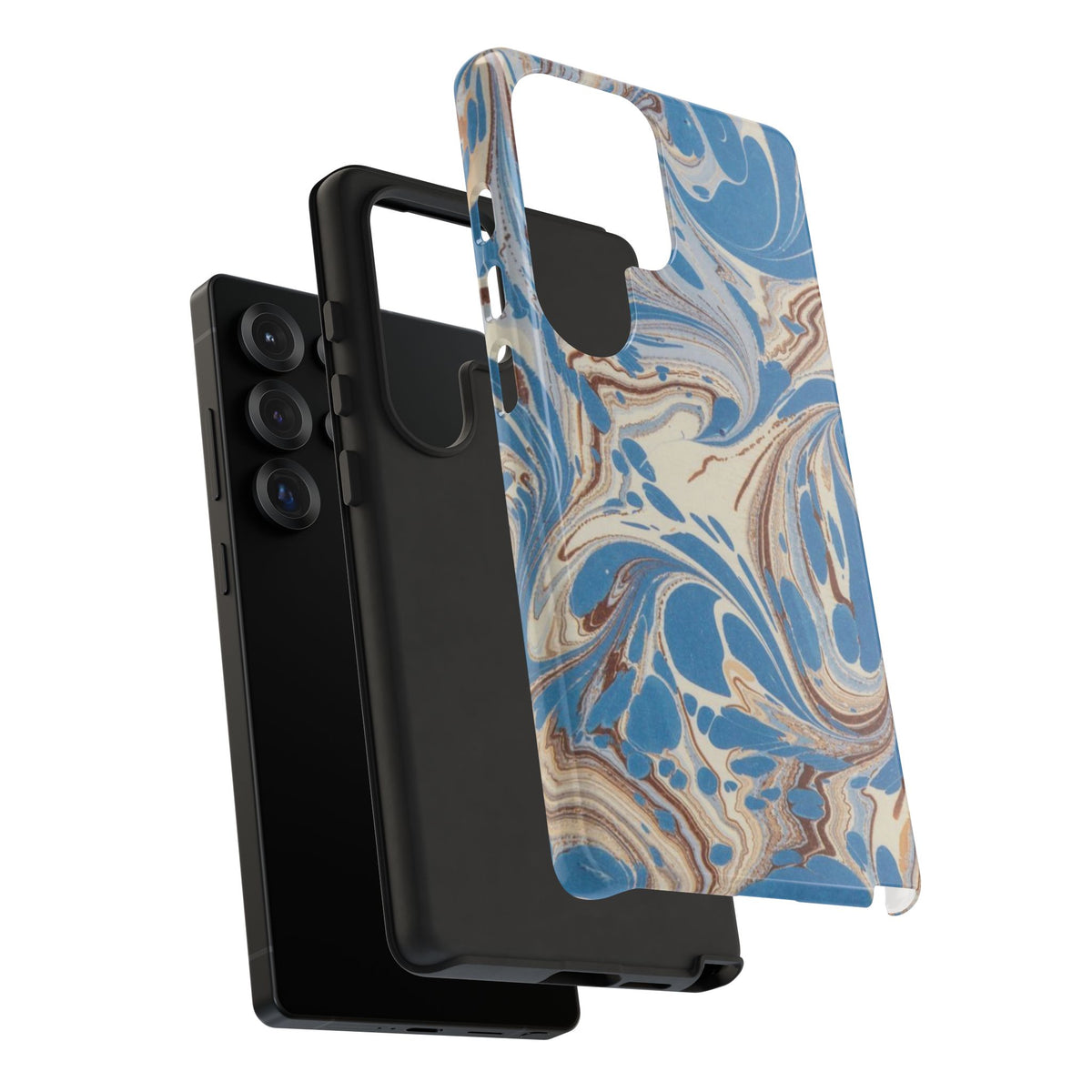 Blue Marble Swirl Phone Case