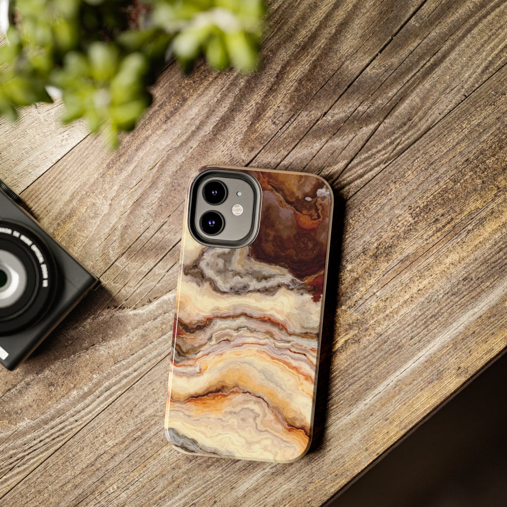 Brown Agate Marble Phone Case