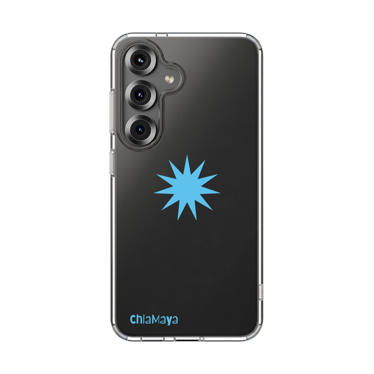 Clear blue star Phone Case