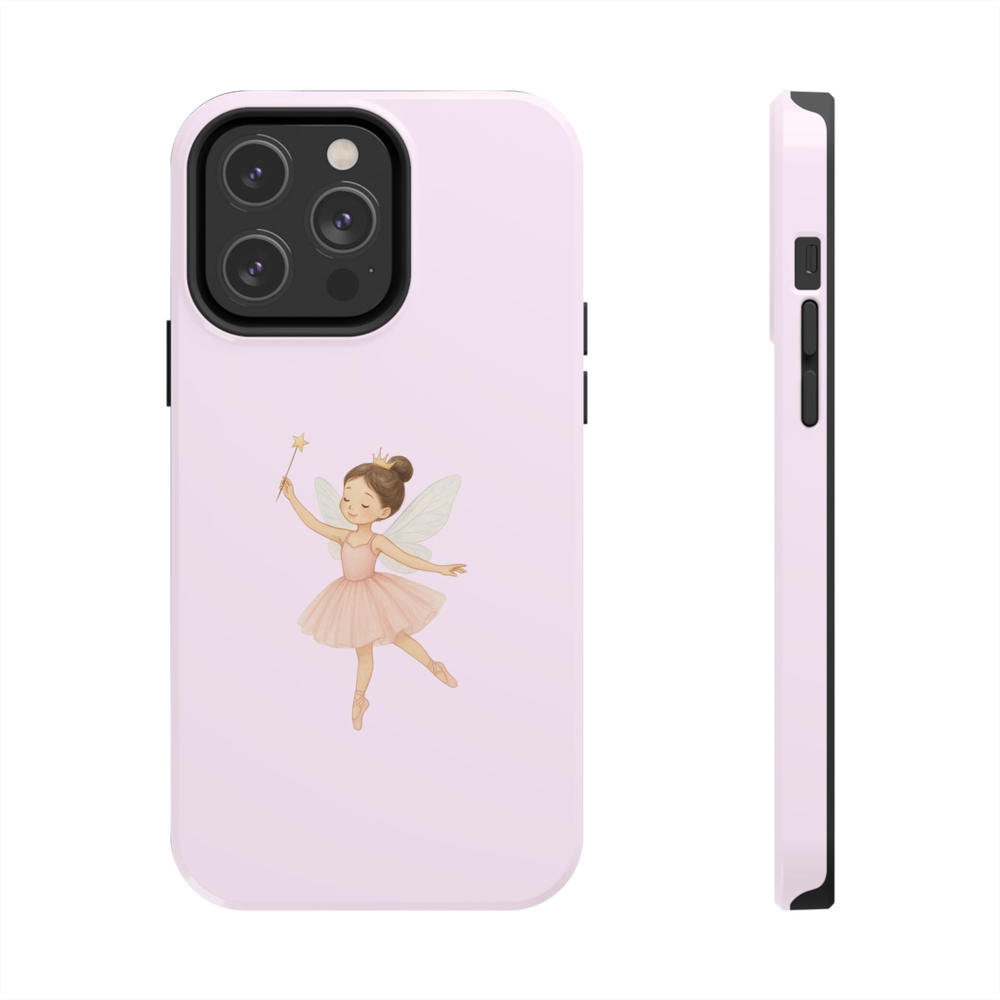 Pink Ballerina Tough Phone Case, Ballet Dancer Cute Phone Cover, Girly Protective Phone Case, Coquette Dancer Phone Accessories, Pretty Pink
