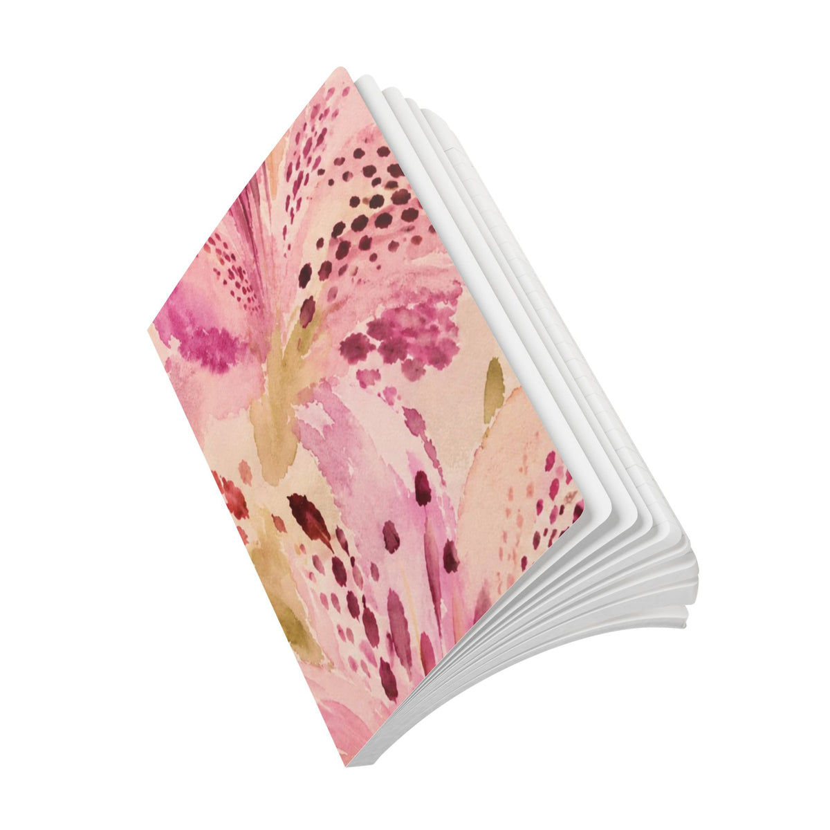 Pink Watercolor Floral Softcover Journal | Floral Notebook