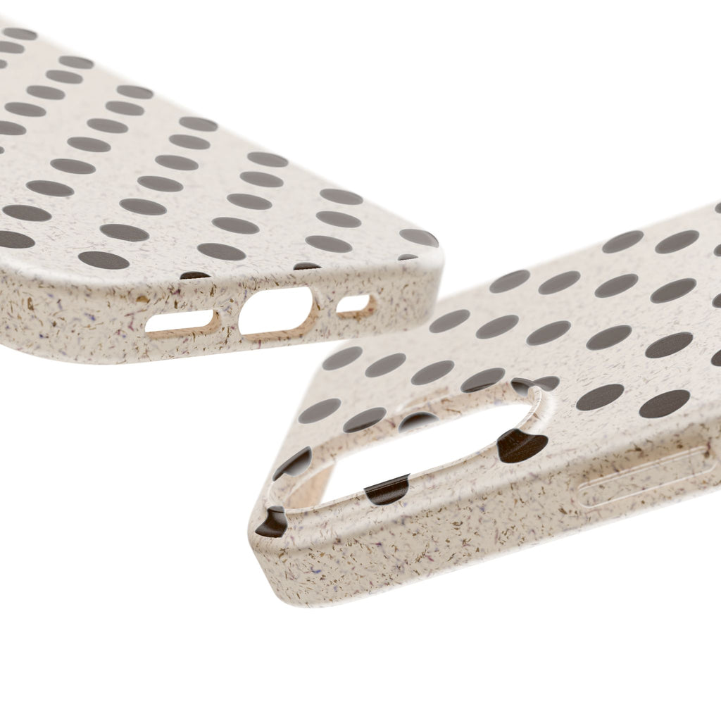 Eco-Friendly Polka Dot Phone Case — Biodegradable Protective Cover
