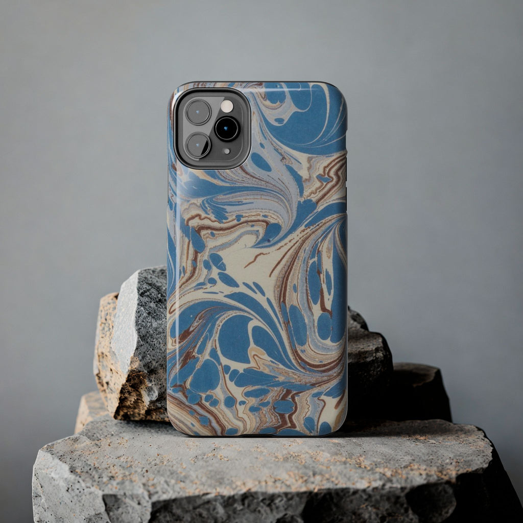 Blue Marble Swirl Phone Case