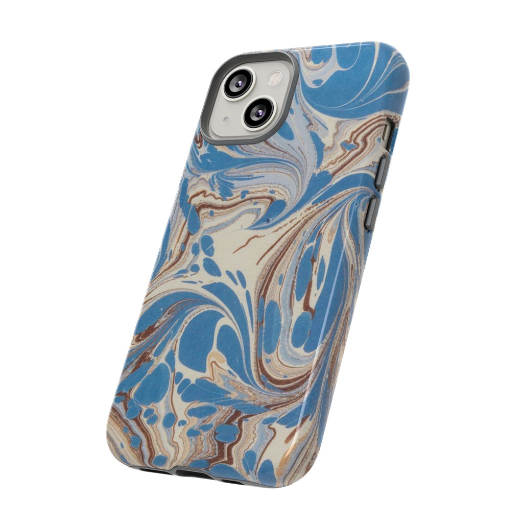 Blue Marble Swirl Phone Case
