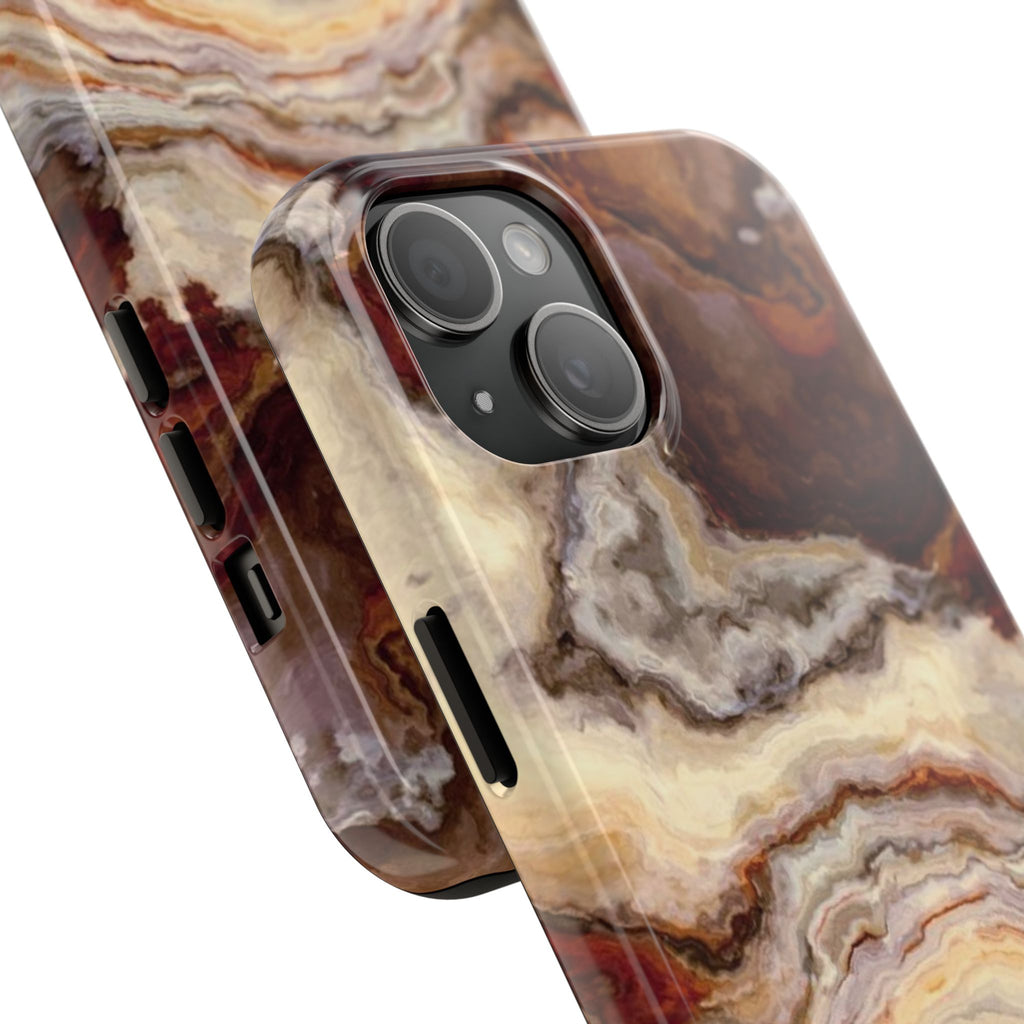 Brown Agate Marble Phone Case