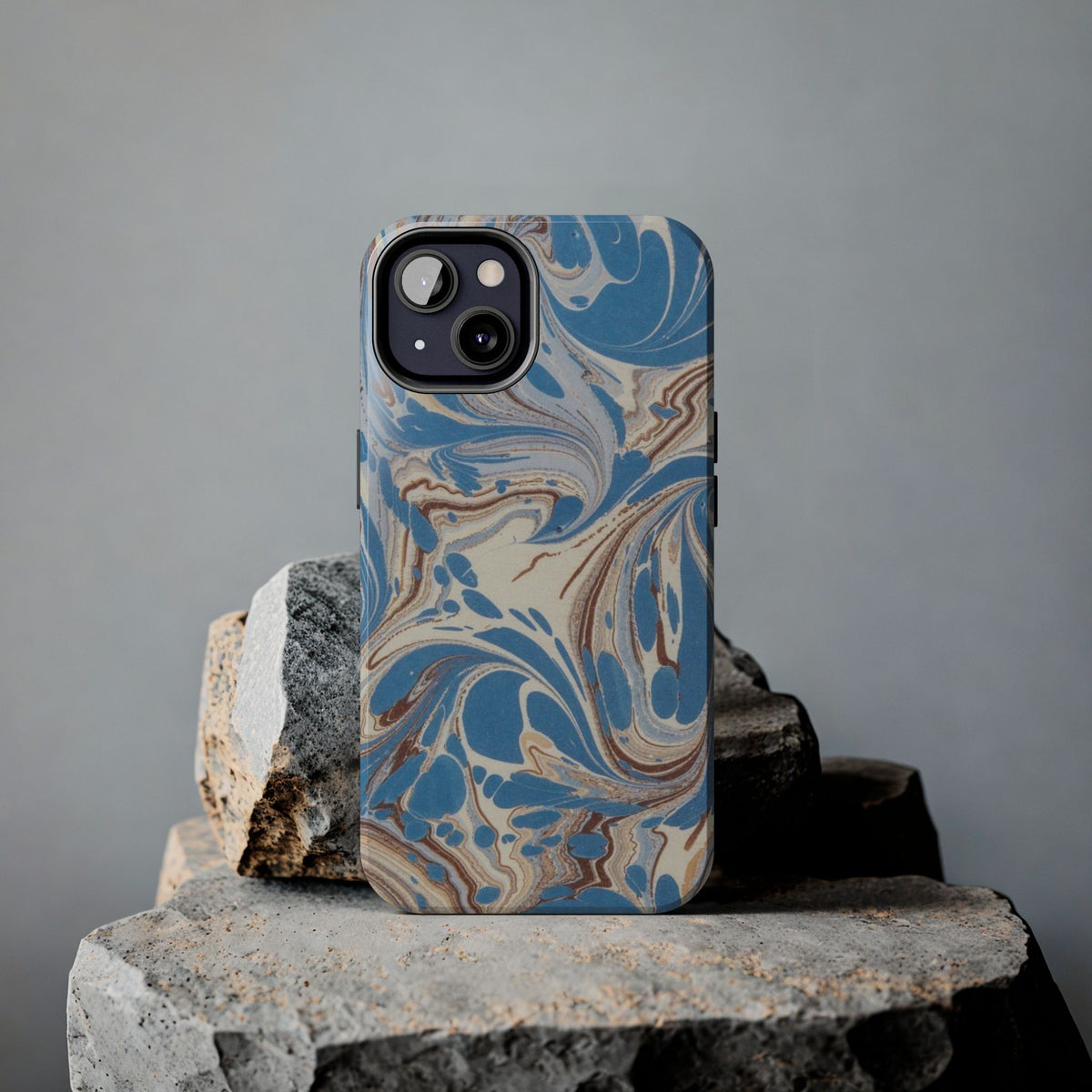 Blue Marble Swirl Phone Case