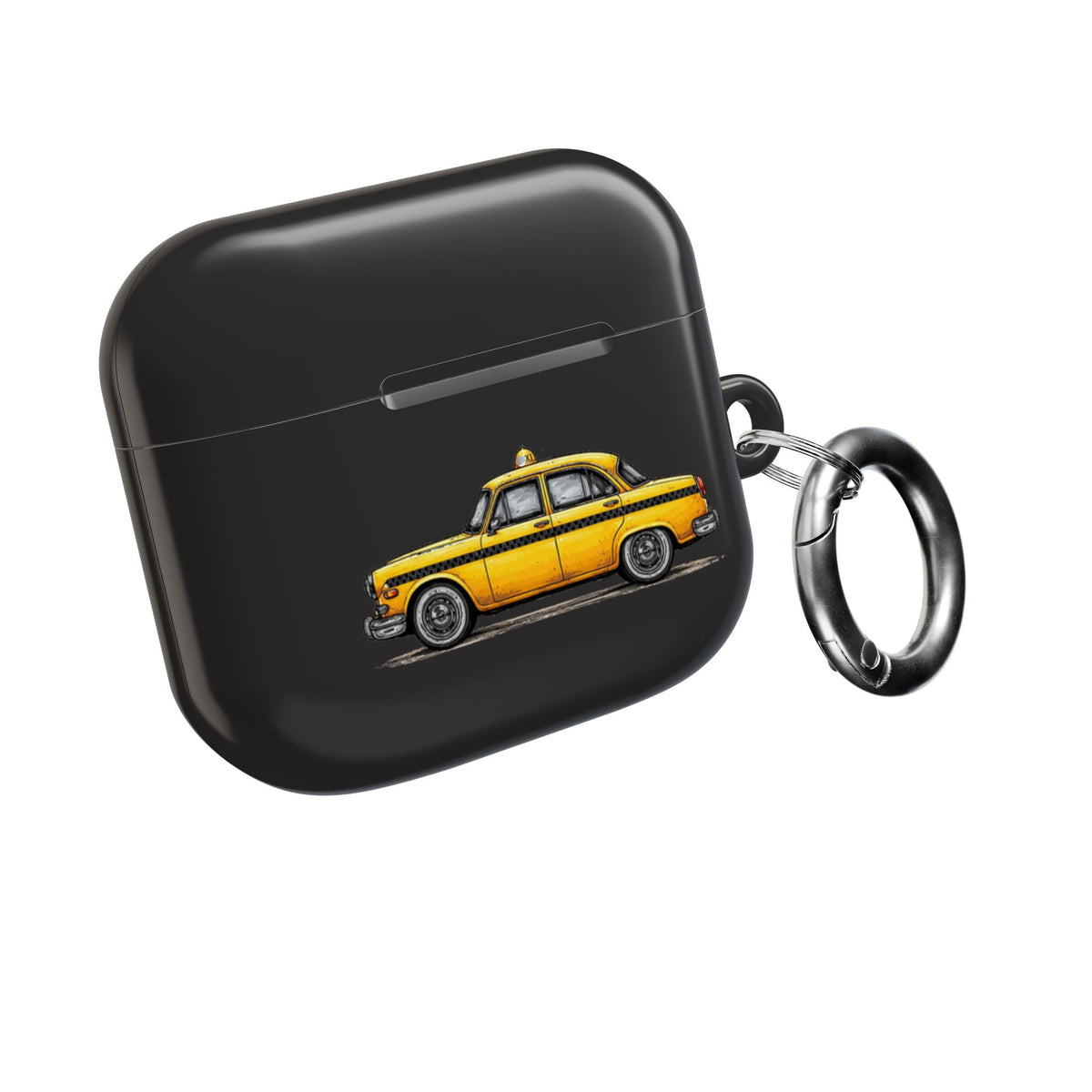Yellow Taxi AirPod Case — Retro City Cab Protective Case