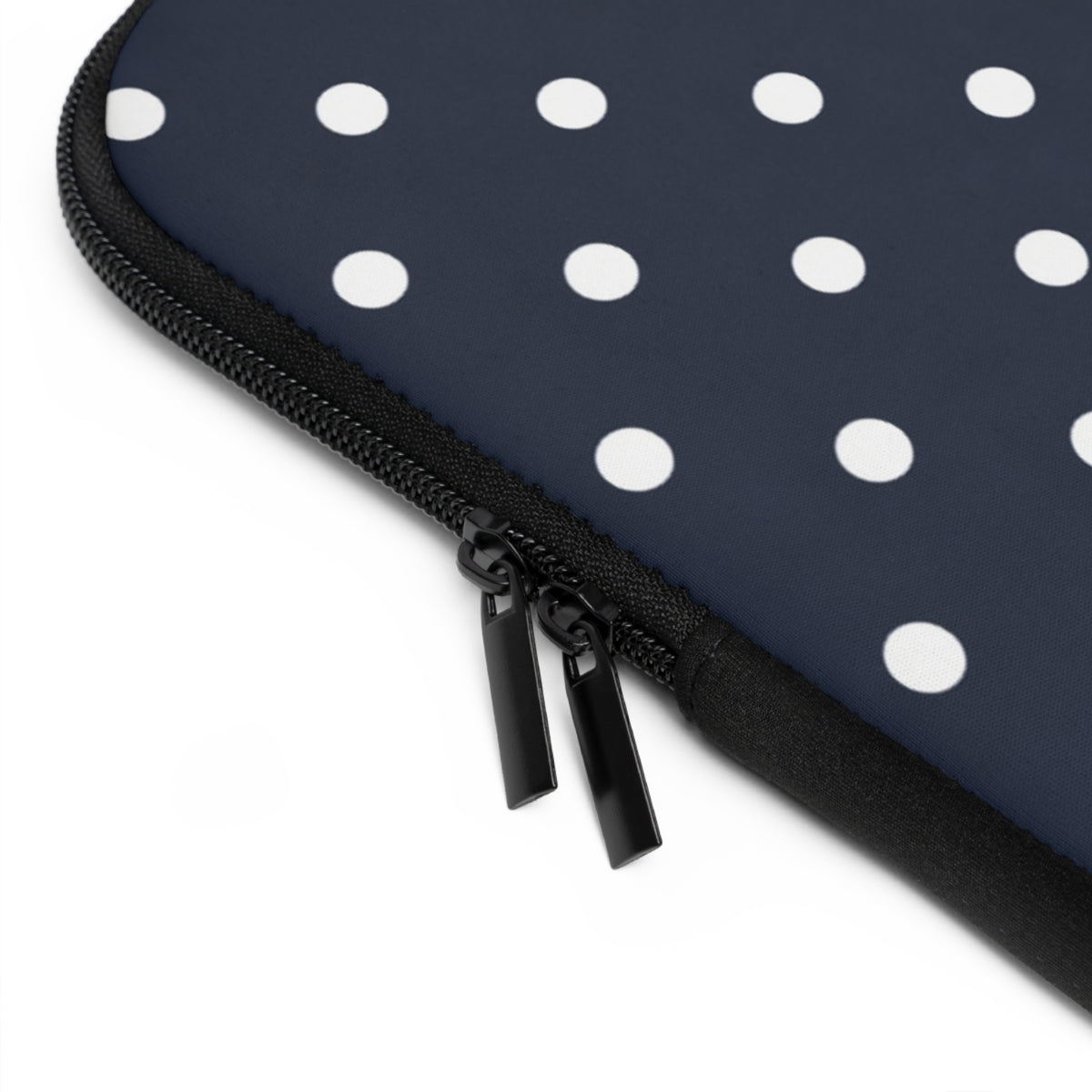 Navy Polka Dot Laptop Sleeve