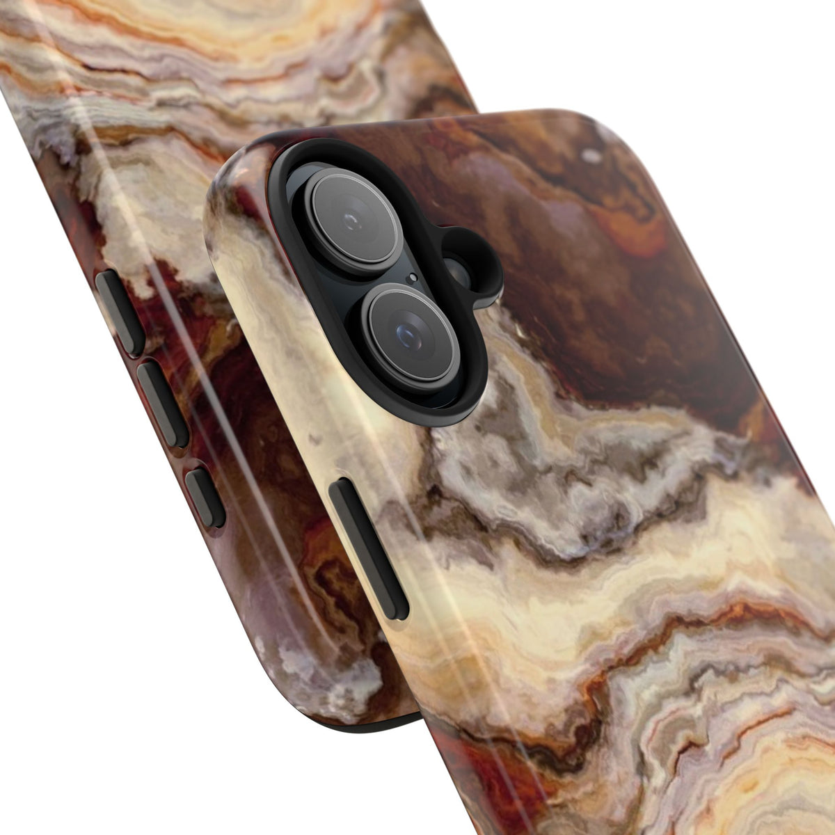 Brown Agate Marble Phone Case