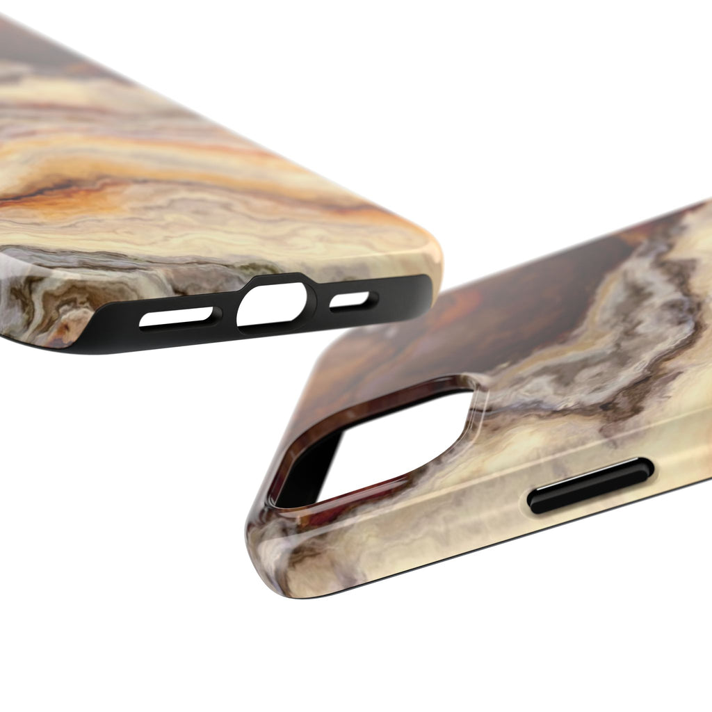 Brown Agate Marble Phone Case