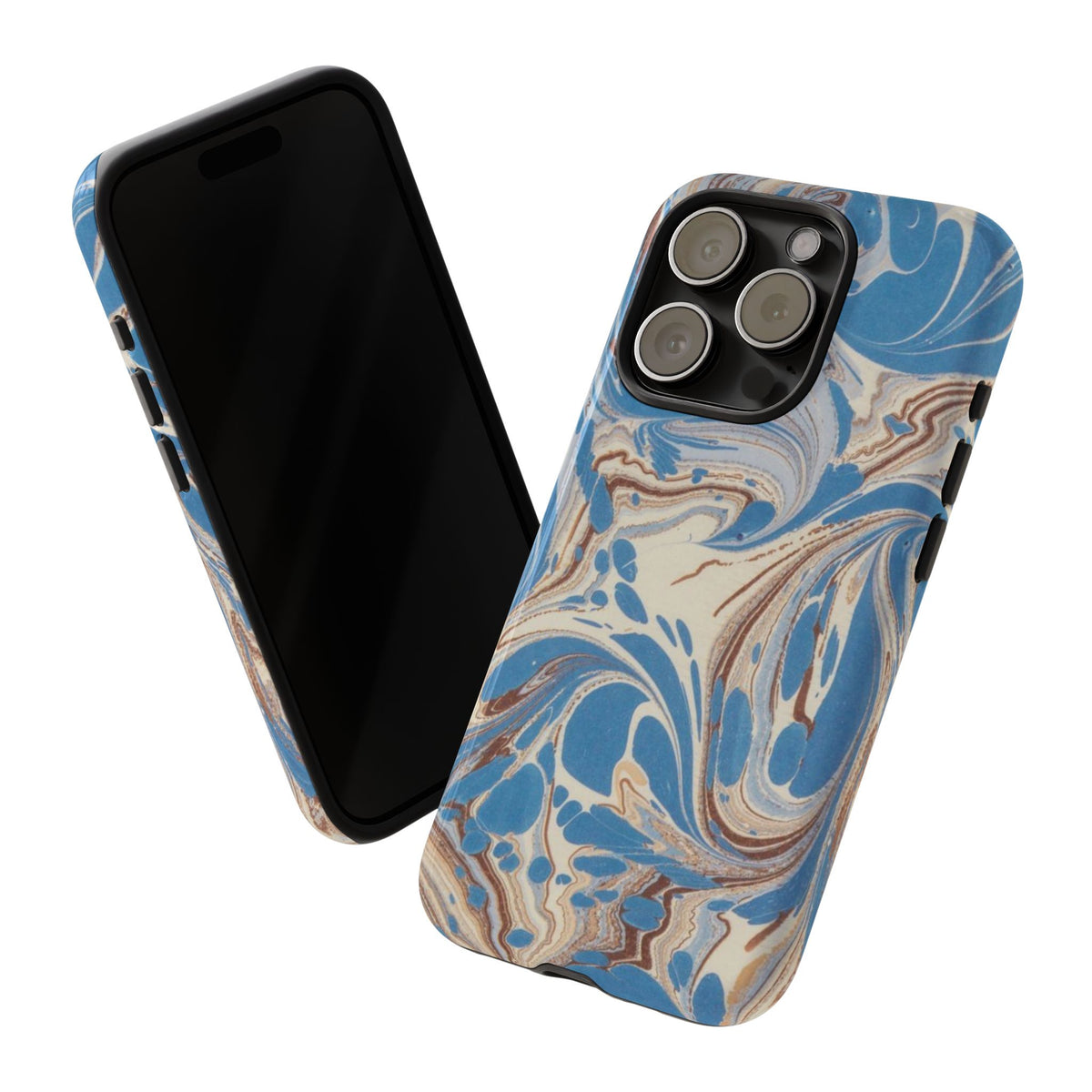 Blue Marble Swirl Phone Case