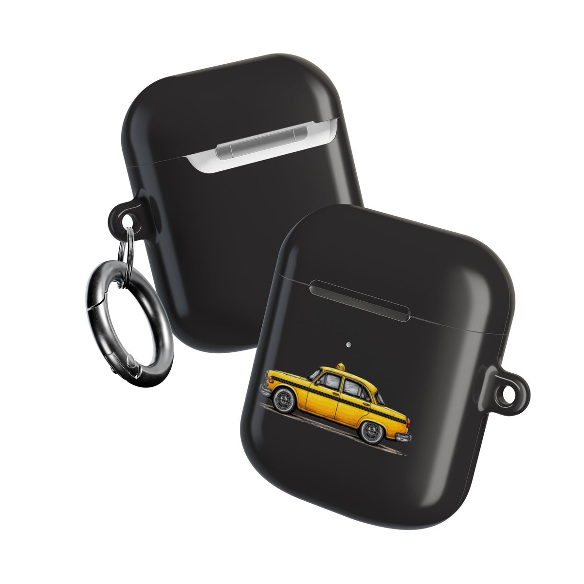 Yellow Taxi AirPod Case — Retro City Cab Protective Case