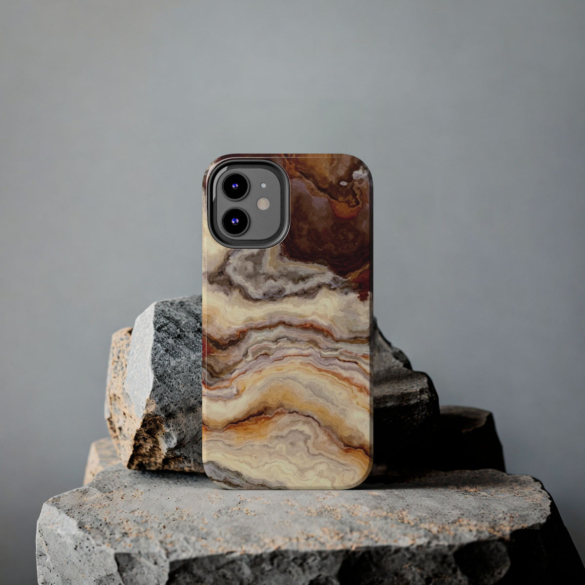 Brown Agate Marble Phone Case