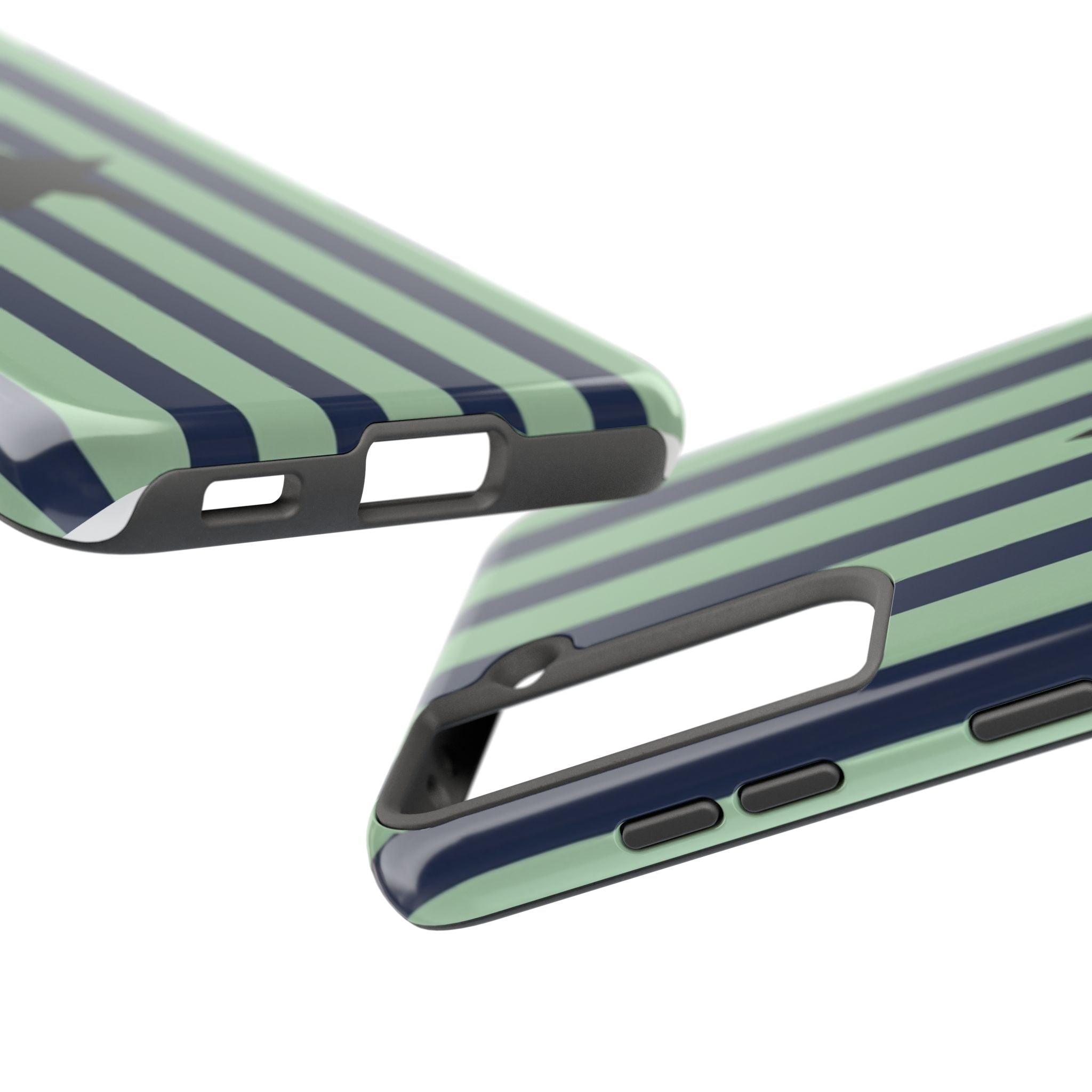 Stylish Tough Phone Cases, Durable Smartphone Covers, Trendy Tech Accessories, Unique Gifts for Teens, Striped Star Design