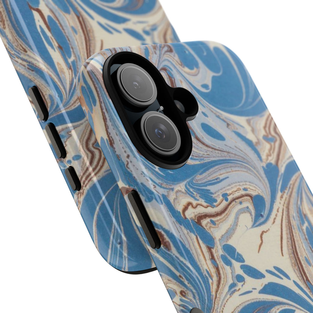 Blue Marble Swirl Phone Case