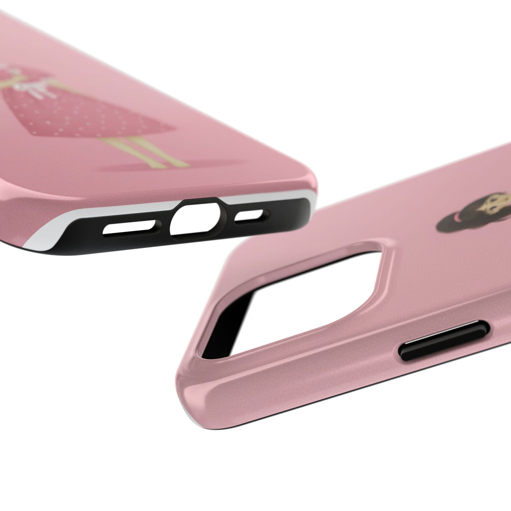 Pink Phone Case, Tough Phone Cases for Women, Cute Vibe, Protective Cover