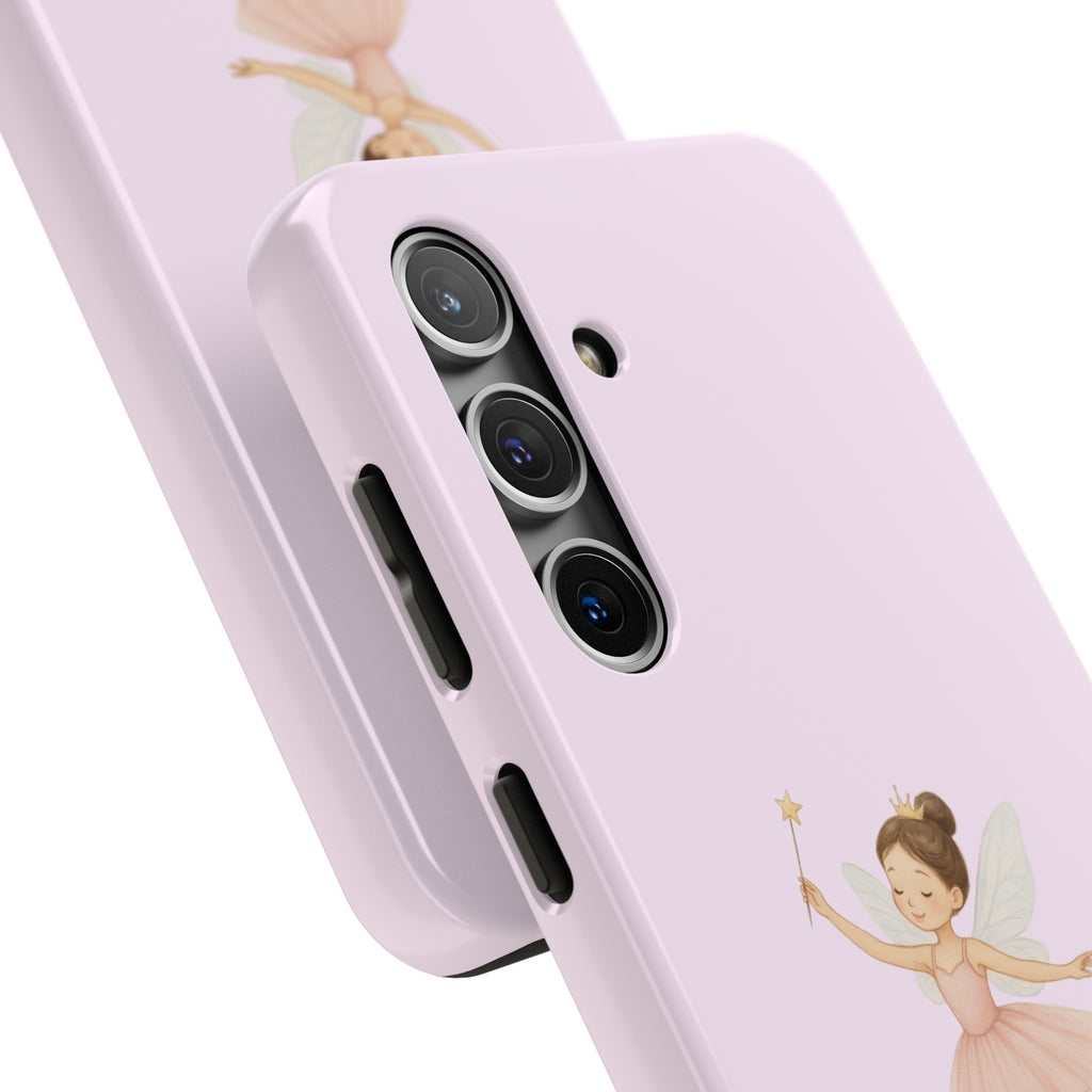Pink Ballerina Tough Phone Case, Ballet Dancer Cute Phone Cover, Girly Protective Phone Case, Coquette Dancer Phone Accessories, Pretty Pink