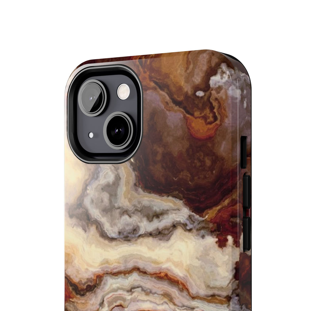 Brown Agate Marble Phone Case