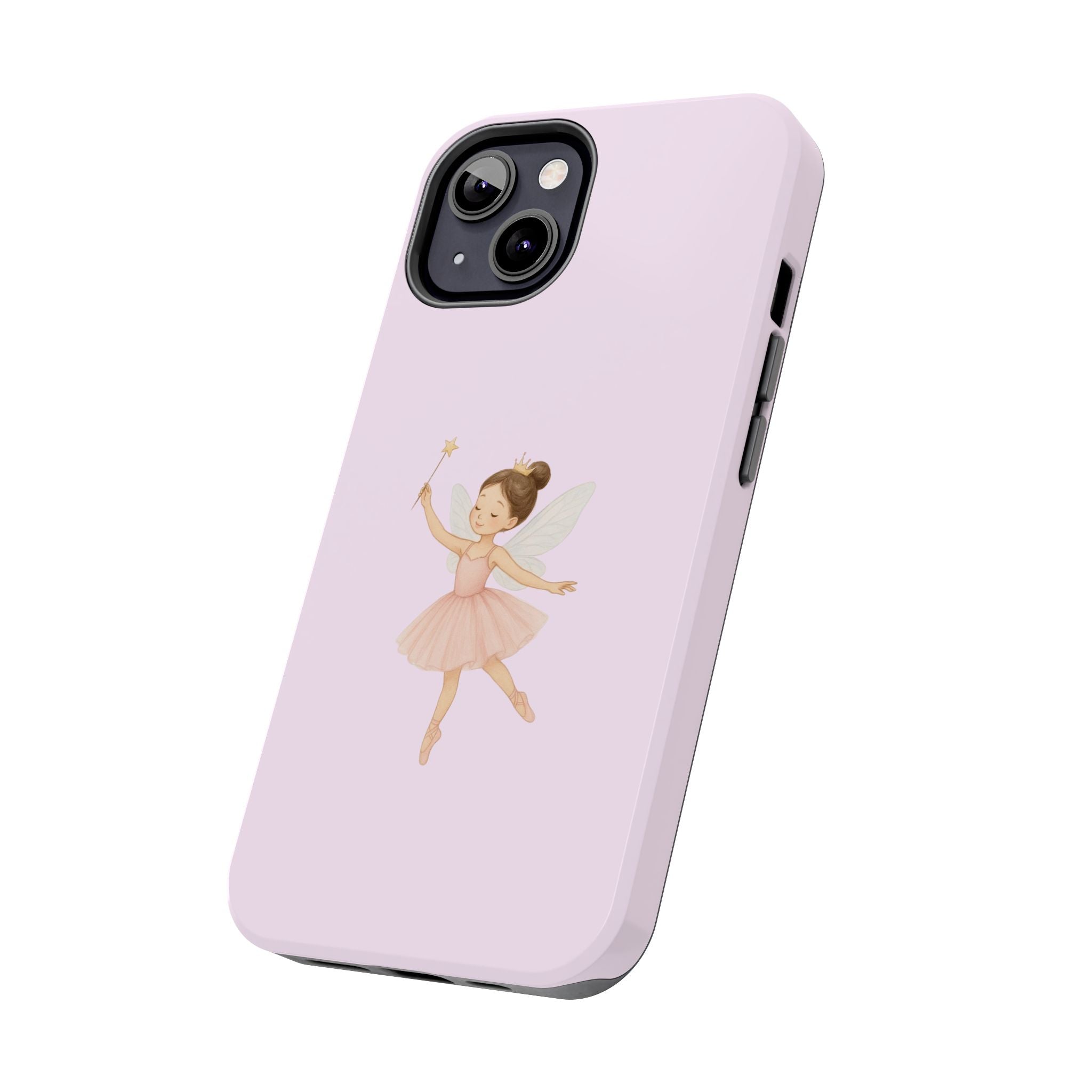 Pink Ballerina Tough Phone Case, Ballet Dancer Cute Phone Cover, Girly Protective Phone Case, Coquette Dancer Phone Accessories, Pretty Pink