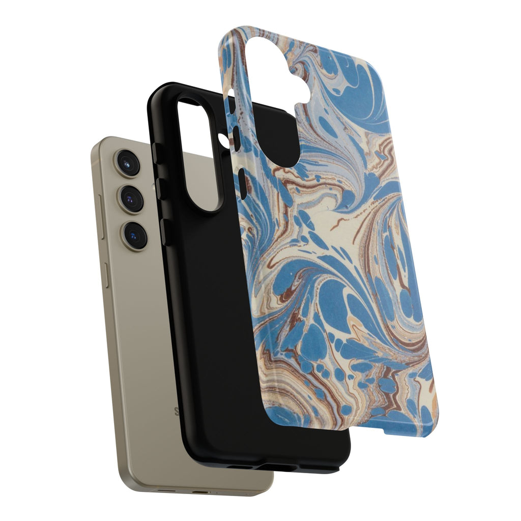 Blue Marble Swirl Phone Case