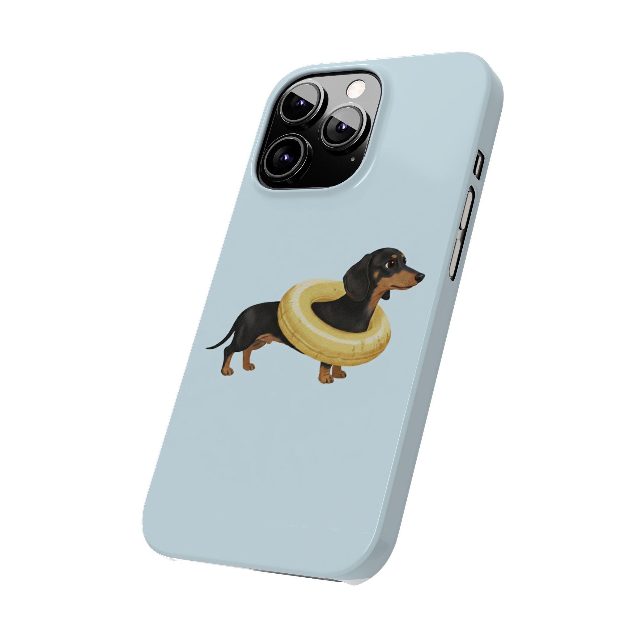Slim Phone Cases - Cute Dog Dachshund Design, Protective Phone Covers, Fun Animal Art, Unique Gifts for Dog Lovers, Trendy Smartphone