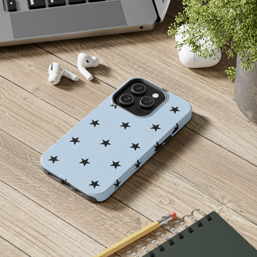 Star Baby Blue Cool Girl Phone Case