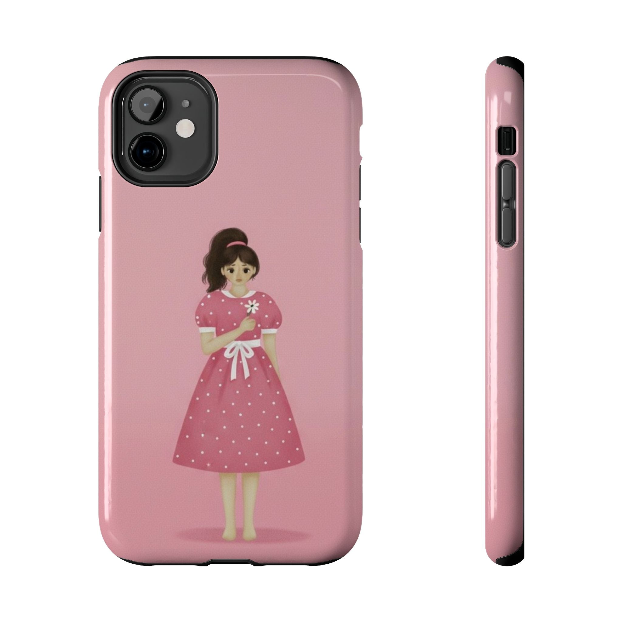 Pink Phone Case, Tough Phone Cases for Women, Cute Vibe, Protective Cover