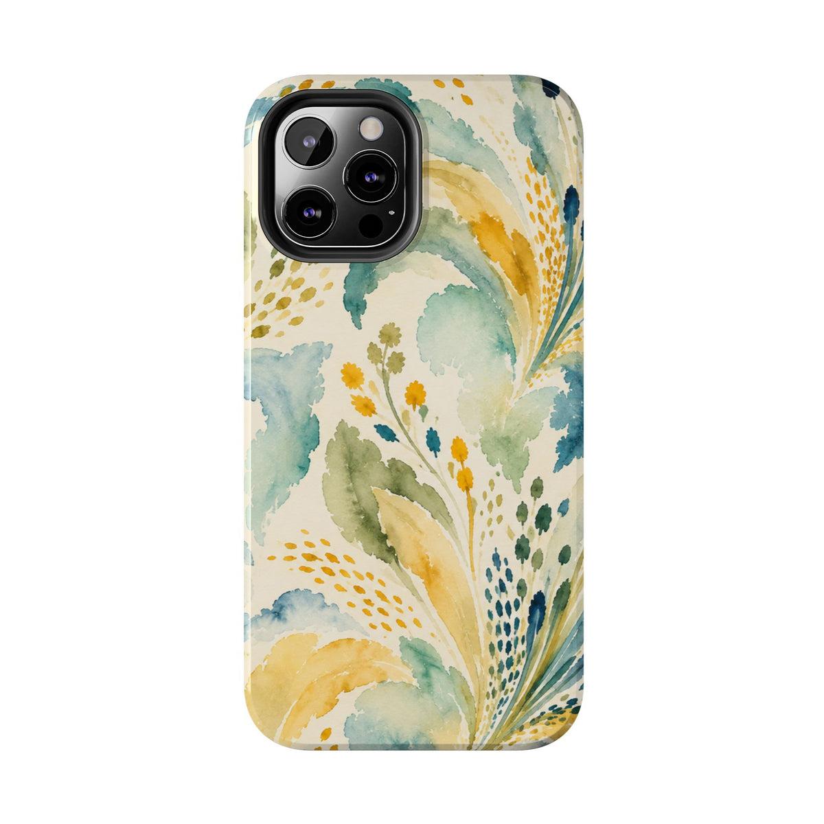 Watercolor Floral Swirl Phone Case | Tough Phone Case
