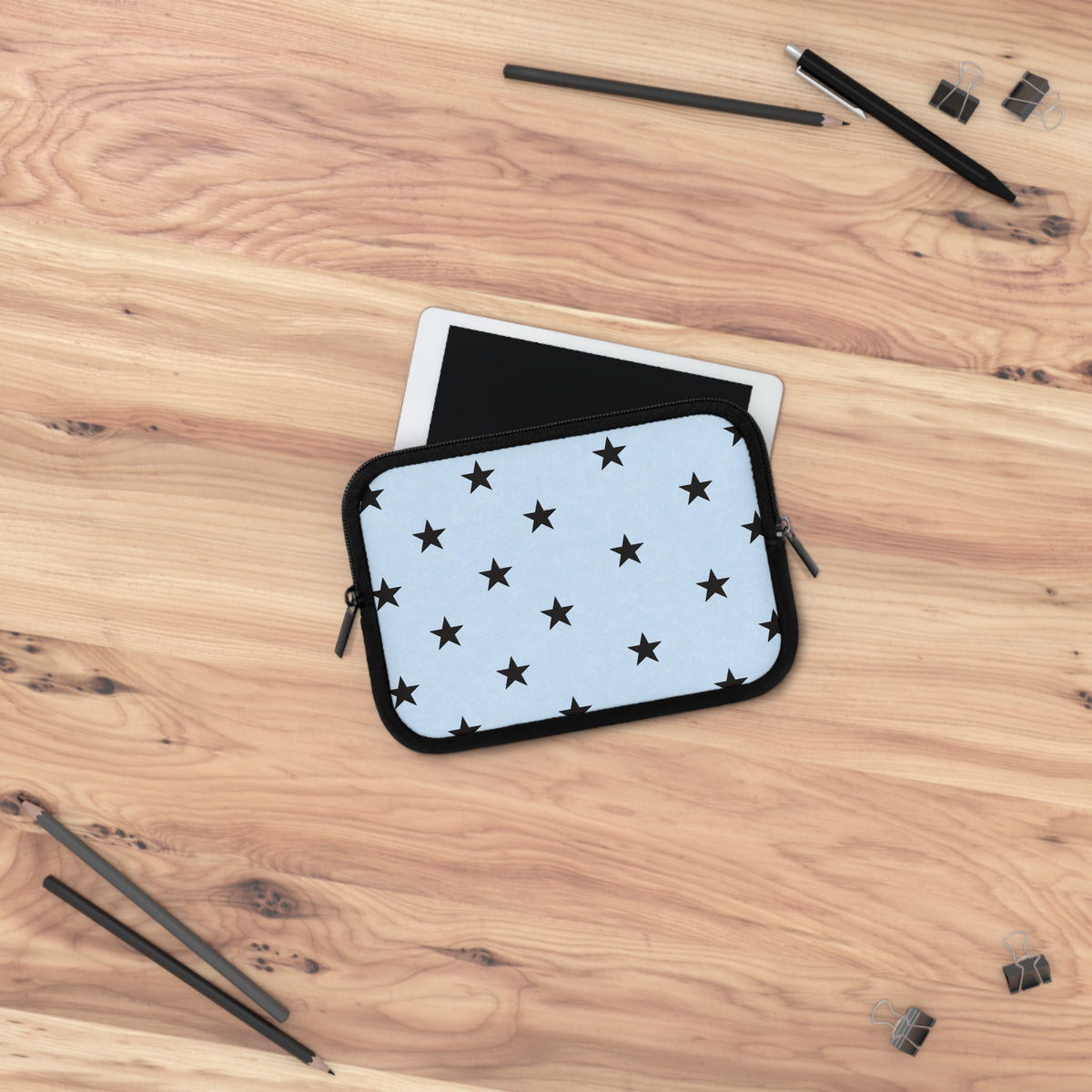 Baby Blue Star Laptop Sleeve