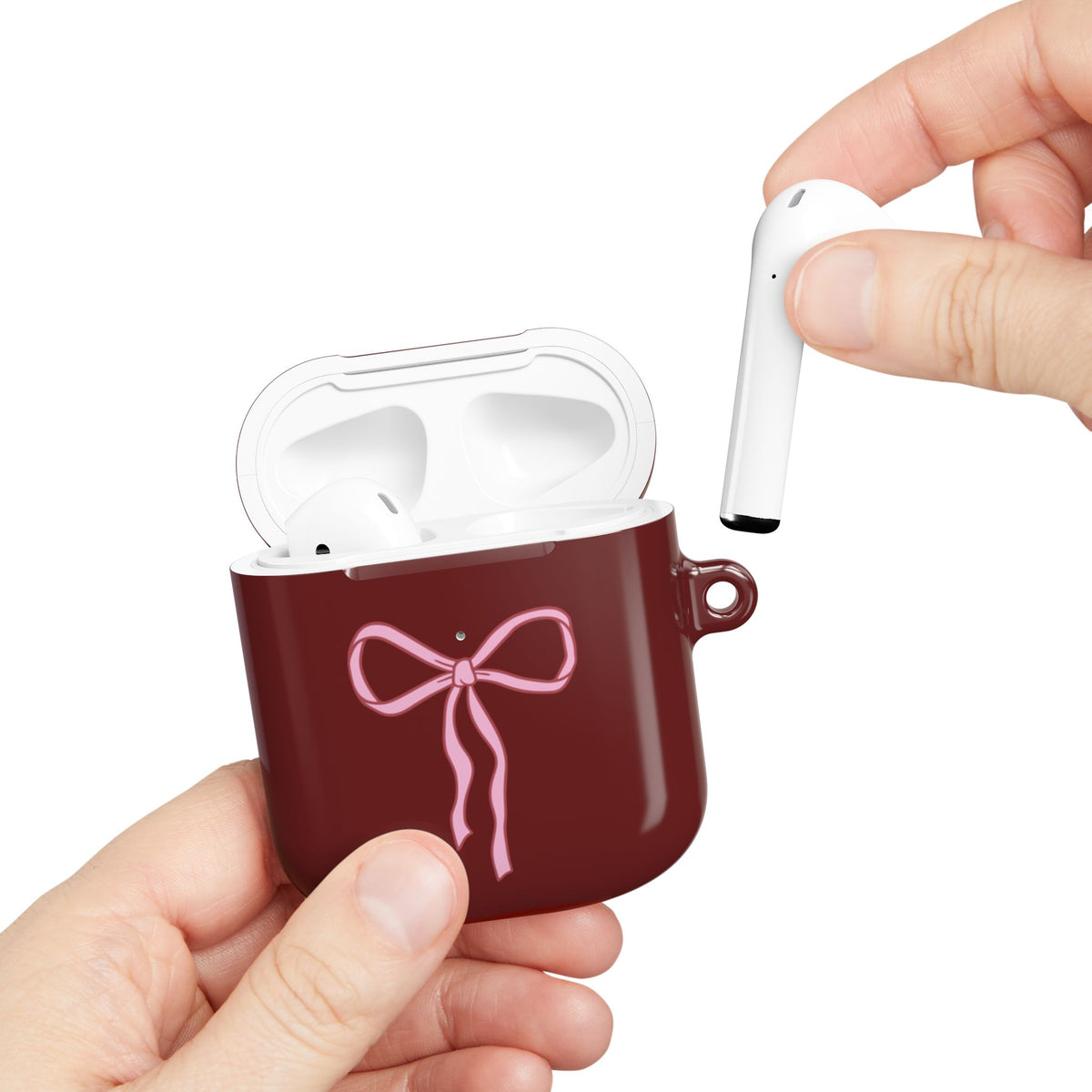 Burgundy AirPod Case